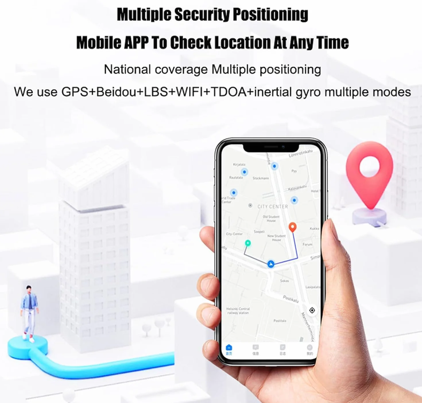 Wykrywanie Upadku Inteligentny Zegarek Zegarek Z Alarmem Upadku Dla Osób Starszych Tętno I Ciśnienie Krwi Zdrowie Inteligentny Zegarek Pozycjonowanie Gps