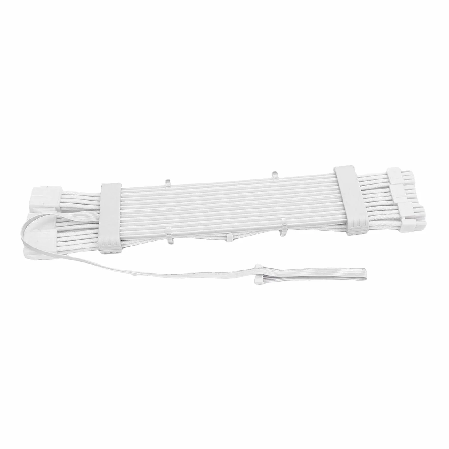 Ejoyous Kabel Zasilacza ARGB Pleciony Silikonowy Przedłużacz Zasilacza RGB 3 X 8 Pinów 120 LED Dwustronne Oświetlenie Elastyczna Konstrukcja do Obudowy Komputera do Gier Konstrukcja GPU (Kontroler