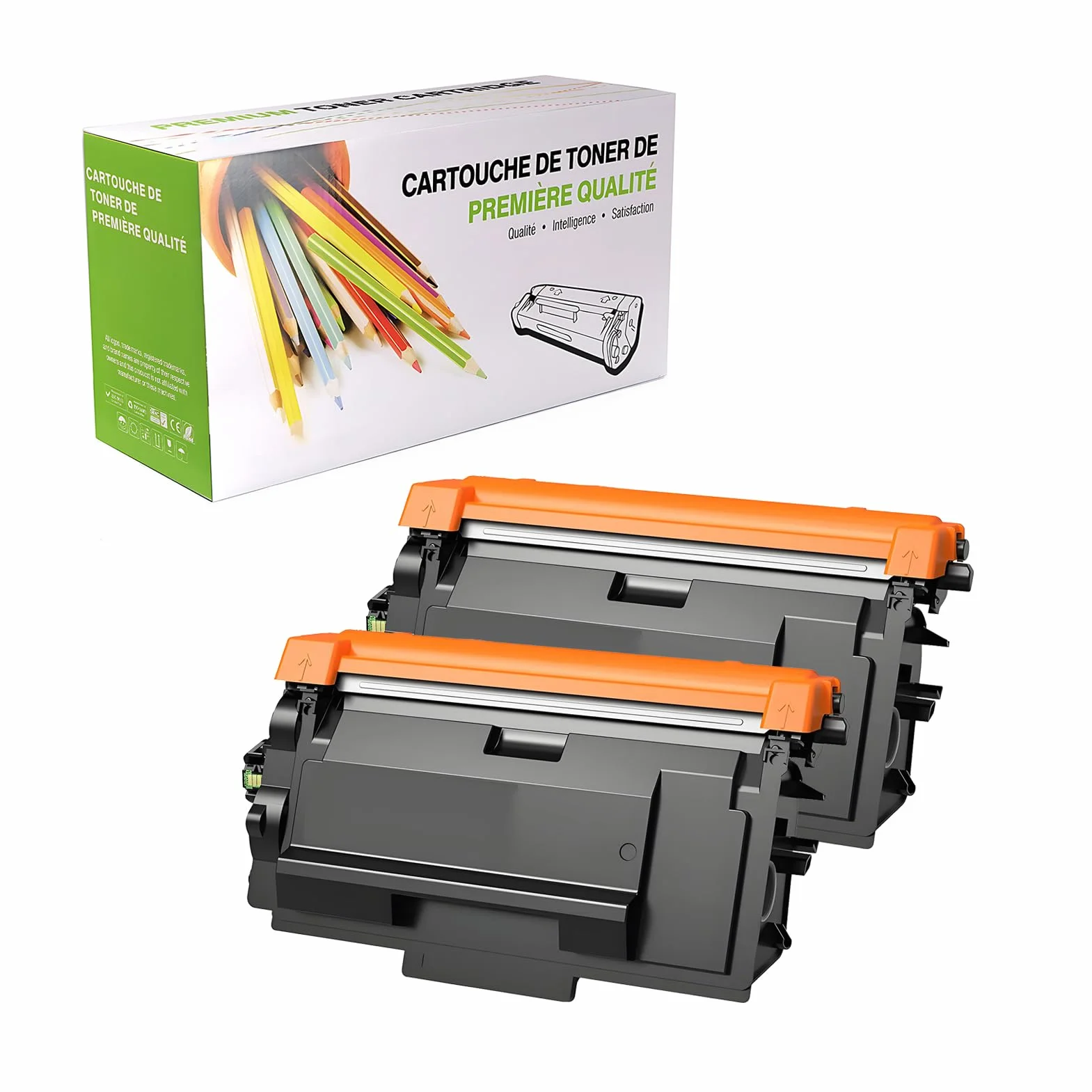 Kompatybilny zamiennik kasety z tonerem dla Brother TN-3617XL TN3617XL do użytku z Brother MFC-L5710DW L5715DN L6710DW L6910DN EX910 DCP-L5510DW drukarką,(czarny-25000 stron),2 pack