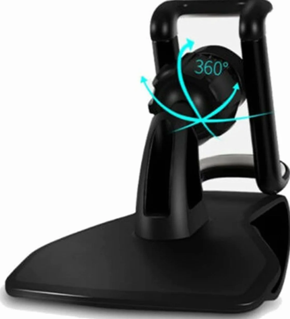 Uchwyt Telefon Uchwyt do deski rozdzielczej samochodu uchwyt na telefon stojak klip kołyskę uniwersalny komórkowy GPS wspornik klipsa obrotowy telefonu komórkowego Do Samochodu(Black- c)
