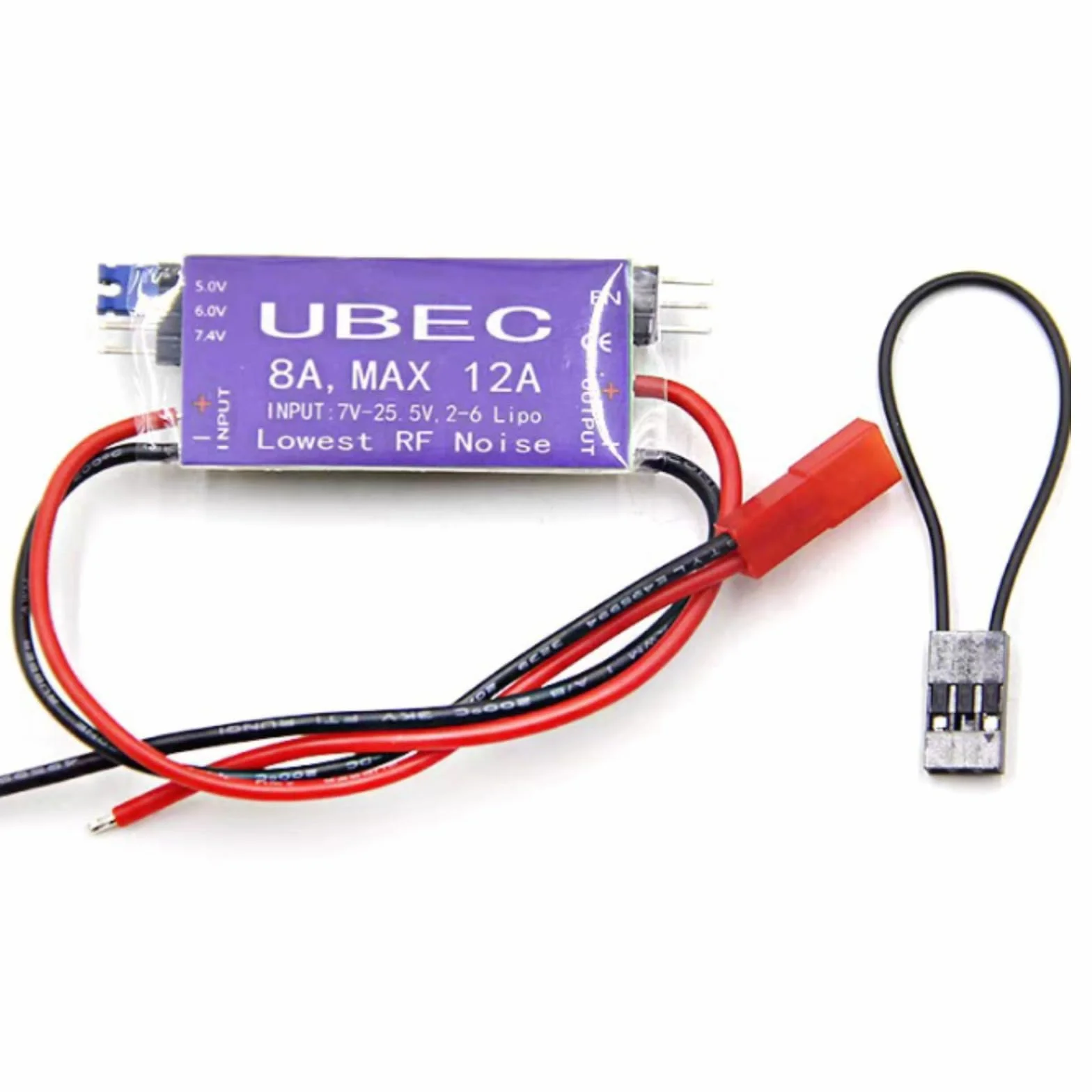 Regulator Napięcia UBEC, Zewnętrzny Regulator Napięcia RC BEC Obniżający Napięcie Moduł UBEC 5 V 6 V 7,4 V 8 A Wyjście 7 V-25,5 V Wejście, Płytka Regulatora Napięcia dla Samolotu