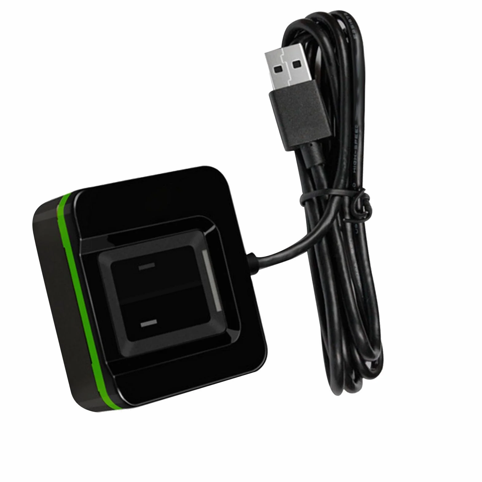 Biometryczny Czytnik Linii Papilarnych, Czytnik Linii Papilarnych USB z Kablem 5,9FT do Komputera PC, Niskie Rozpoznawanie Błędów, łatwa Konfiguracja (ZKLIVE20R)