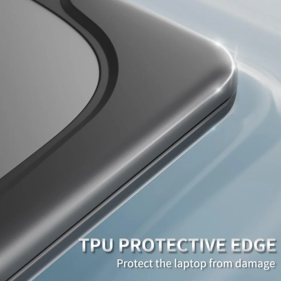 Generic etui kompatybilne z Microsoft Surface Laptop4 34.3 cm 2021 Model: 1958 (kolor: jasnoniebieski) odporna na wstrząsy twarda silikonowa klapka przednia i tylna obudowa