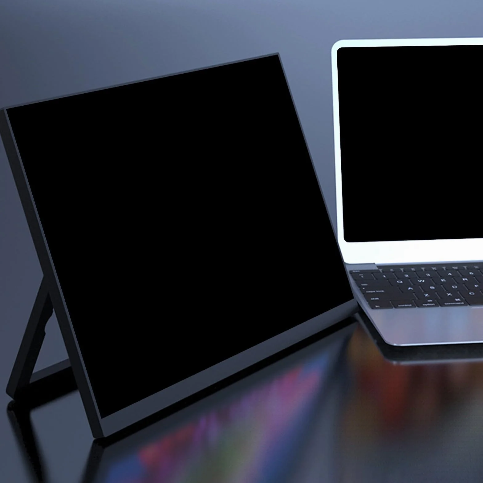 Przenośny monitor 35.6 cm FHD IPSs wyświetlacz USB typu C z wbudowanymi głośnikami pielęgnacja oczu do laptopa i konsoli przenośny monitor