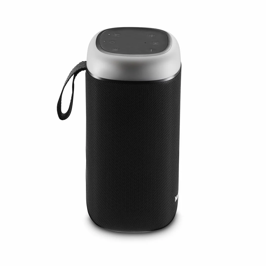 Hama Głośnik Bluetooth, 30 W (wodoodporny IPX4, efekty świetlne LED, 12 godzin pracy na baterii, mały głośnik Bluetooth, muzyka Bluetooth, pudełko na imprezy Bluetooth,