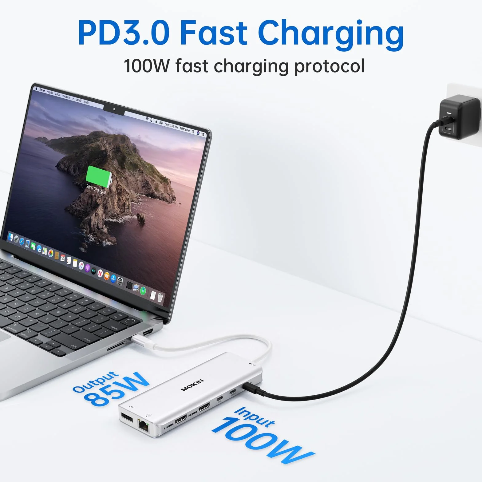 MOKiN Stacja dokująca USB C Tripe Display