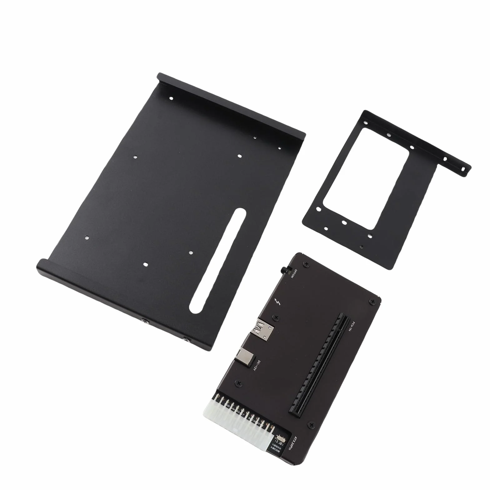 Aramox Stacja Dokująca do Karty Graficznej, Zewnętrzna Stacja Dokująca GPU ze Stopu Aluminium z USB4 3 4, Gniazdem PCIe 16X, możliwością Wymiany Podczas Pracy, Kablem 1 M, do Laptopów Mini PC, Konsol