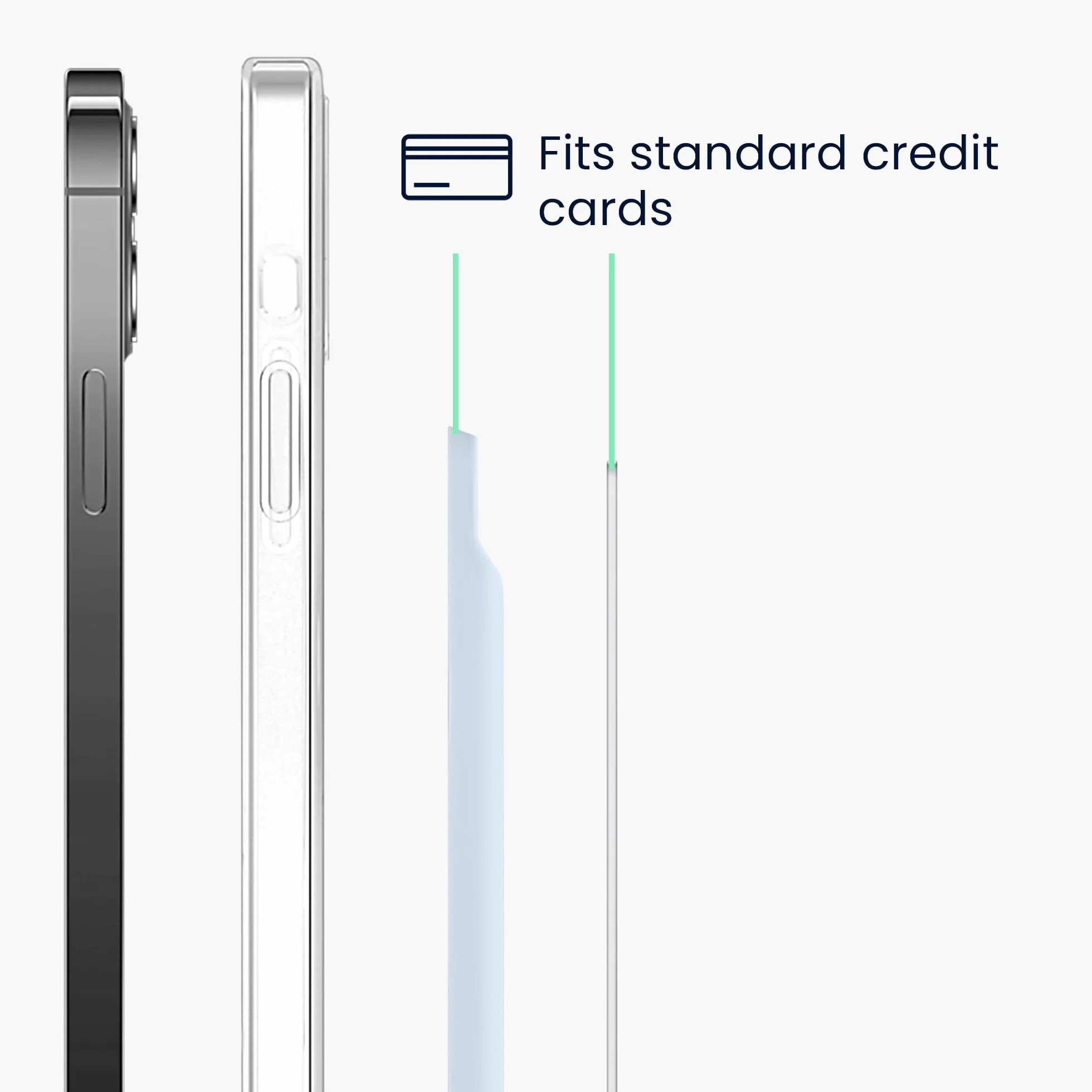 kwmobile Etui na karty magnetyczne kompatybilne z Apple iPhone 16/15/14/13/12 Series MagSafe jasnoniebieski