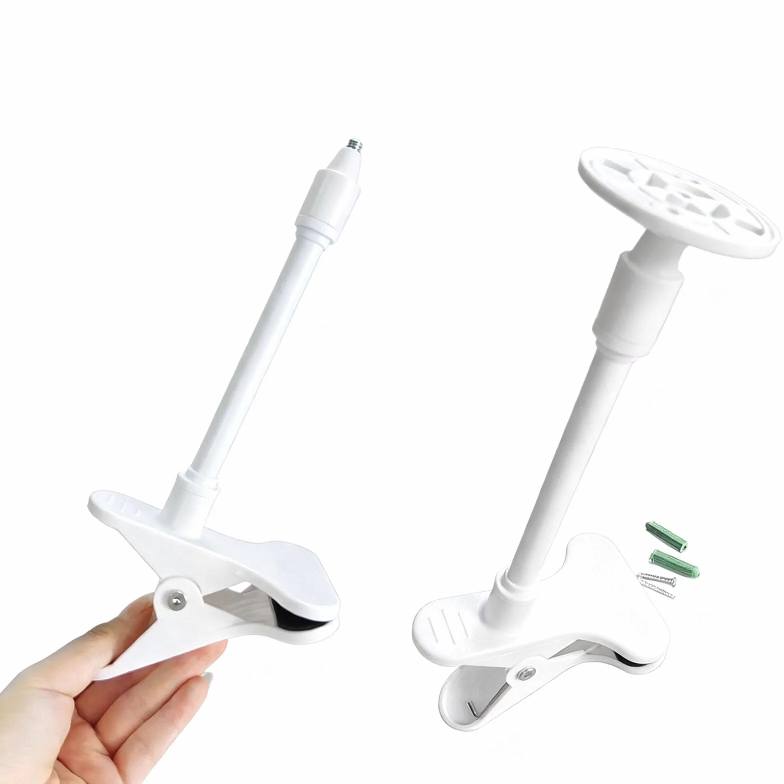 NIYATA Uchwyt do niani, uchwyt na kamerę do TP-Link Tapo C200/C210/C220/C201/C202/C211/C212/C222/C230 WLAN IP Kame, biały