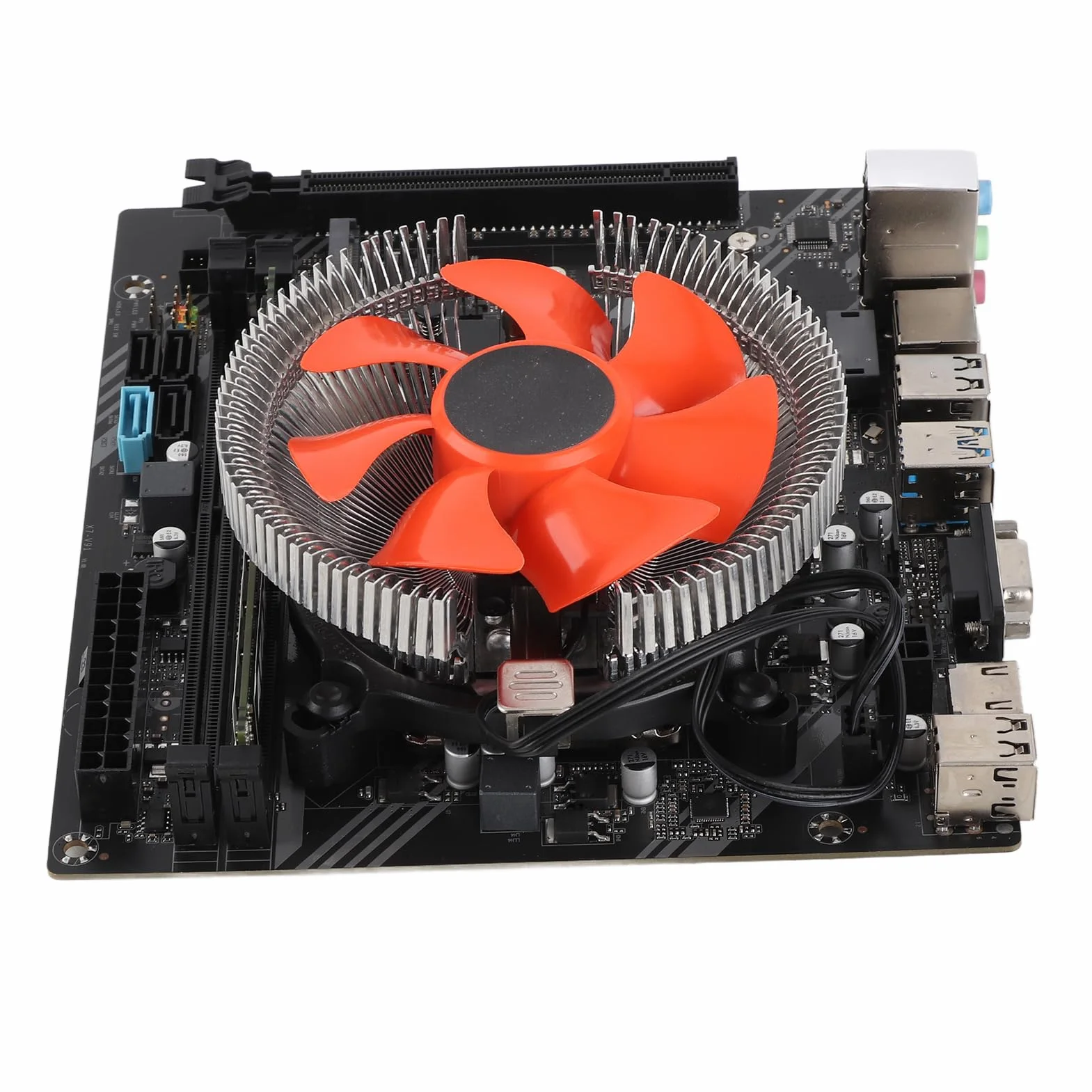 Generic Płyta Główna do Komputera Stacjonarnego Płyta Główna B75 z pamięcią DDR3 4G Dual-USB 3.0 Zestaw do Szybkiej Aktualizacji Części Komputerowych
