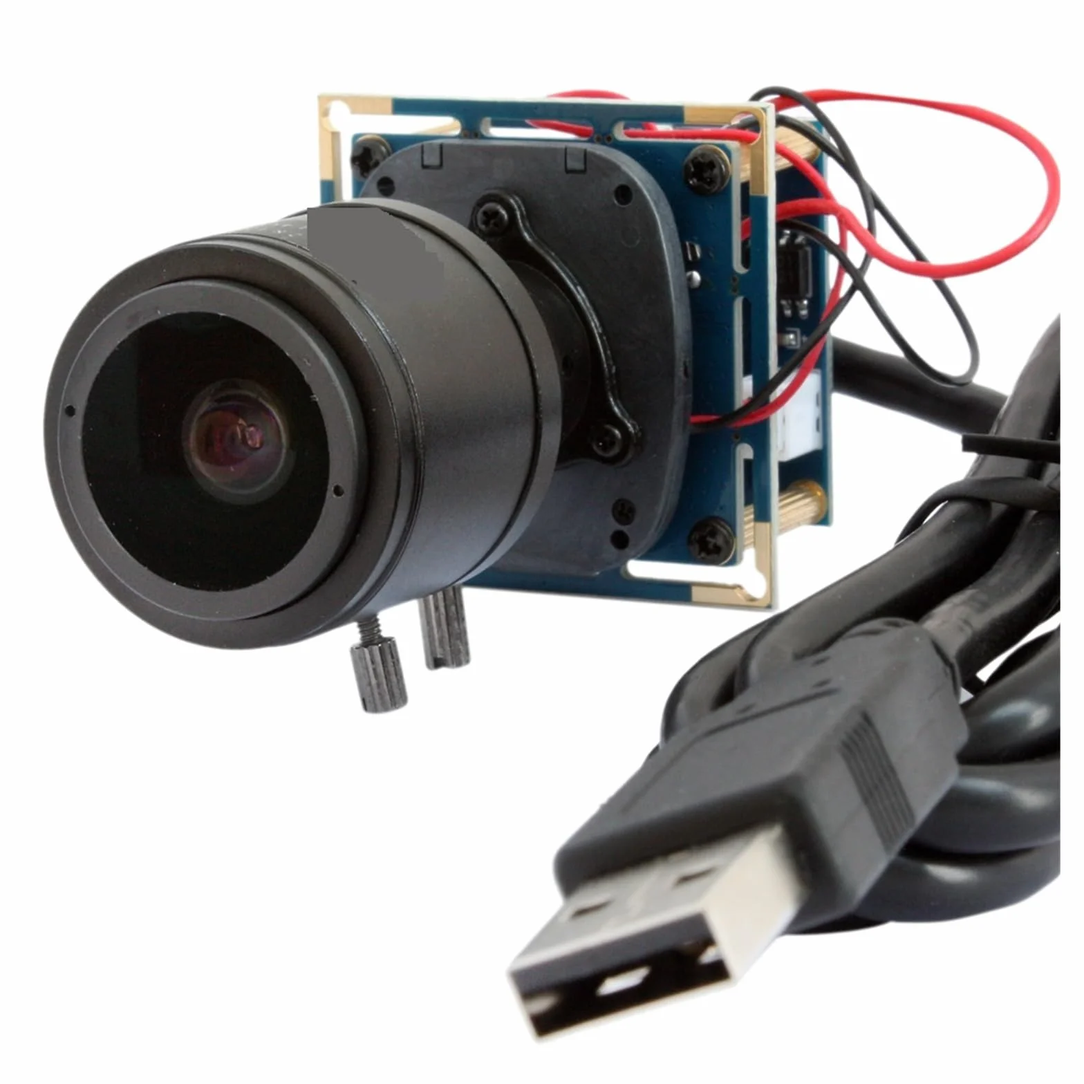 Megapikselowy obiektyw stałoogniskowy Iris HD kamera telewizji przemysłowej 2.8-12mm zmiennoogniskowy obiektyw aparatu bezpieczeństwa HD ręczny Zoom i mocowanie M12 /CS(5-50mm CS)