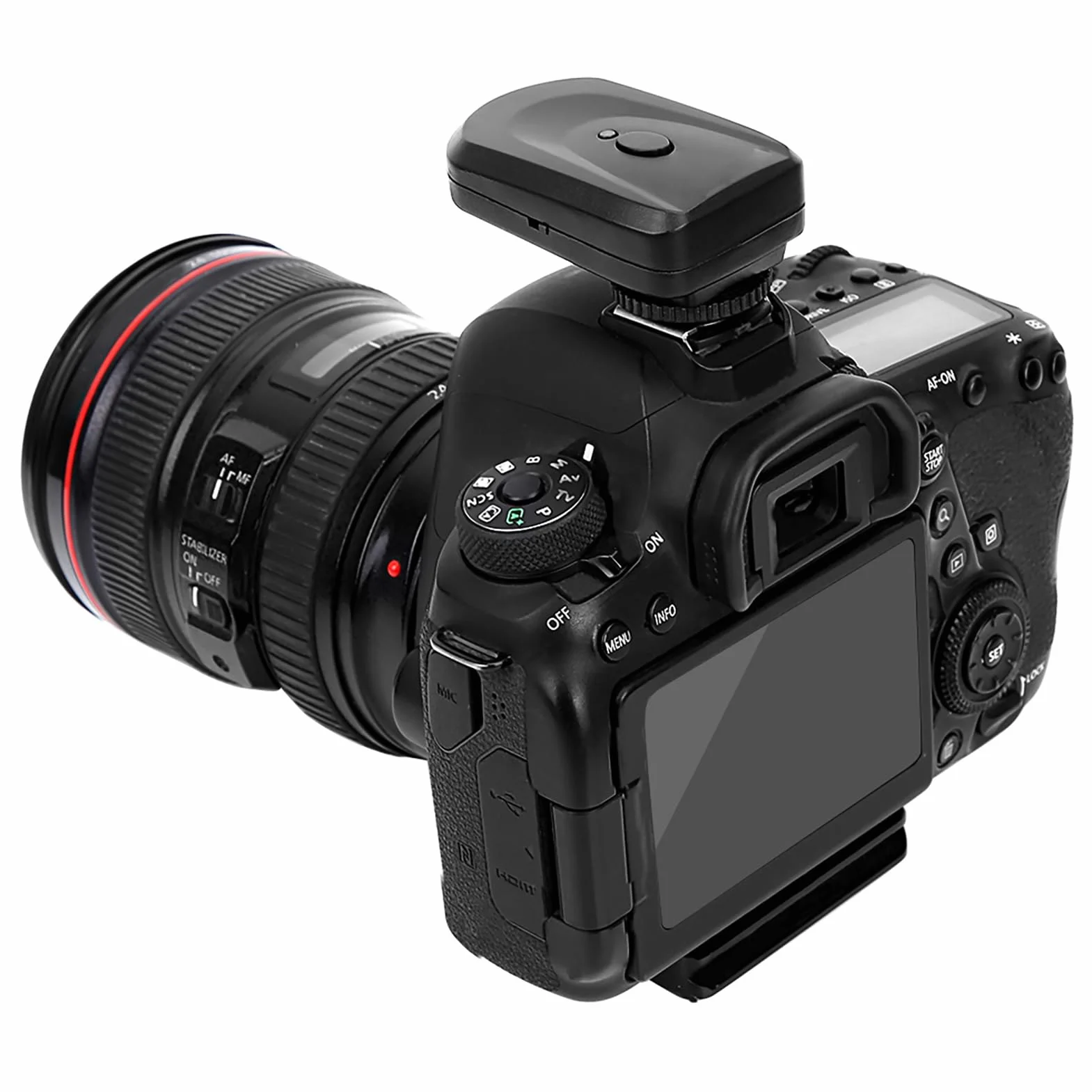 433mhz 16-kanałowy bezprzewodowy wyzwalacz błyskowy z 1 nadajnikiem 2 odbiornikami 1 kablem synchronizacyjnym, odpowiedni dla Pentax i innych lamp błyskowych z