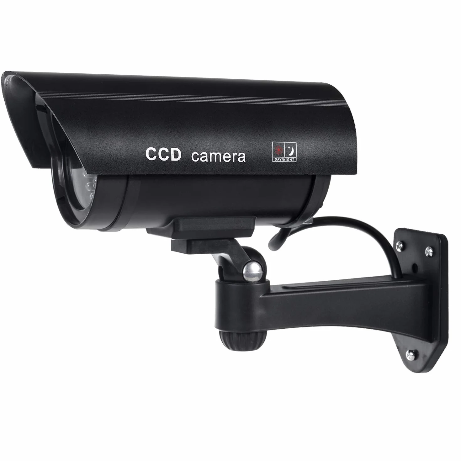 CE IR1100B Dummy LED kamera monitoringowa, atrapa alarmu, wodoszczelna, czarna