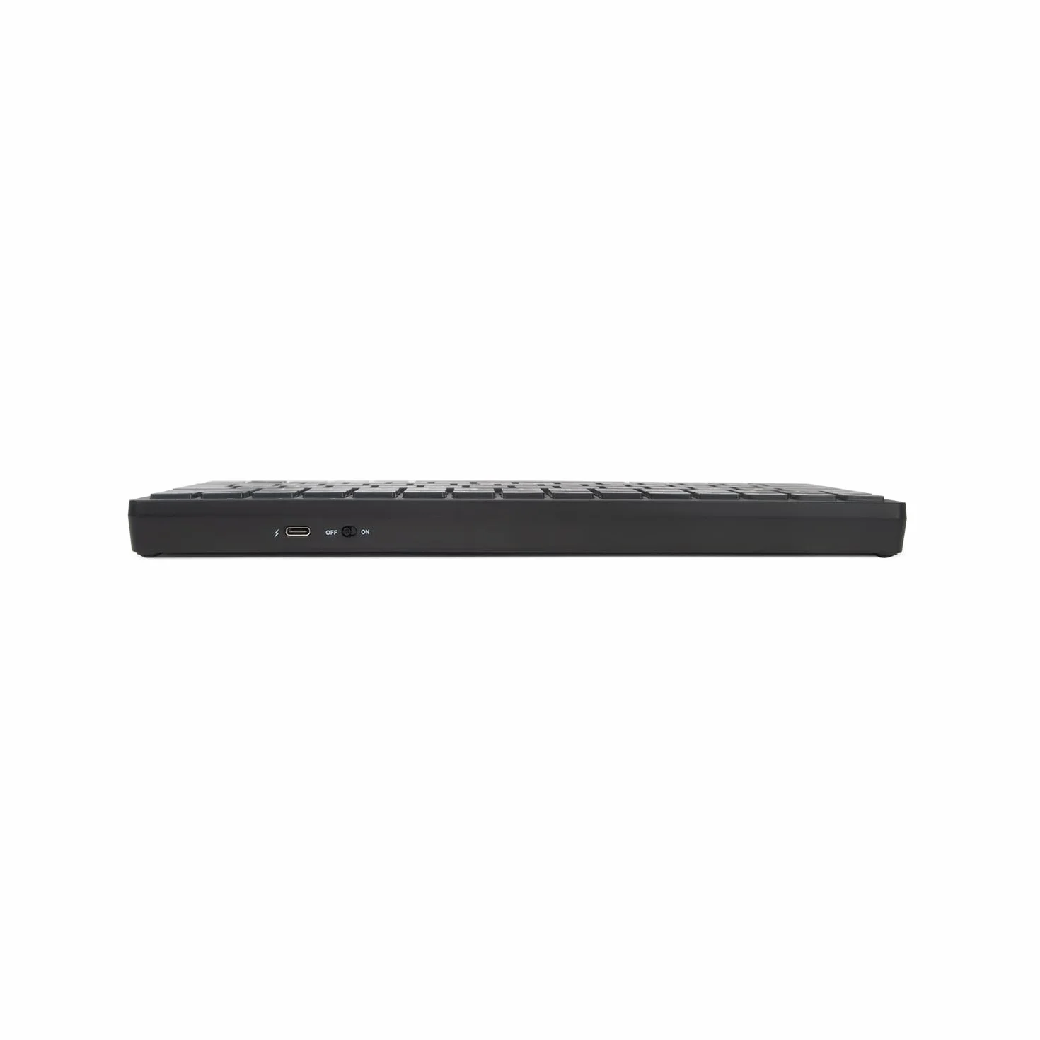 VulTech KEY-601WBT bezprzewodowa klawiatura Bluetooth do wielokrotnego ładowania 80/90 godzin ultradźwiękowy włoski układ. Ciche przyciski, 12 multimediów, kompatybilny z komputerem PC, Mac OS