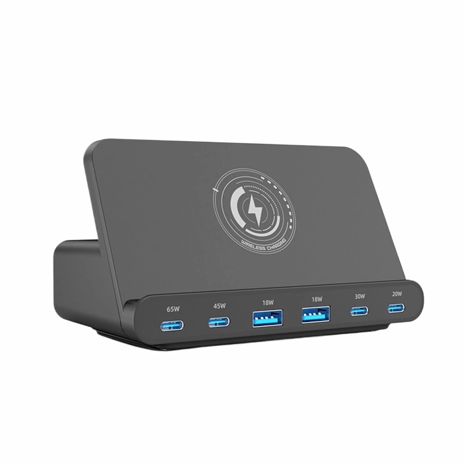 Stacja Ładująca USB 160 W. Bezprzewodowe Ładowanie. Ładowarka GaN 65 45 Szybka Do Laptopa MożLiwość Szybkiego łAdowania