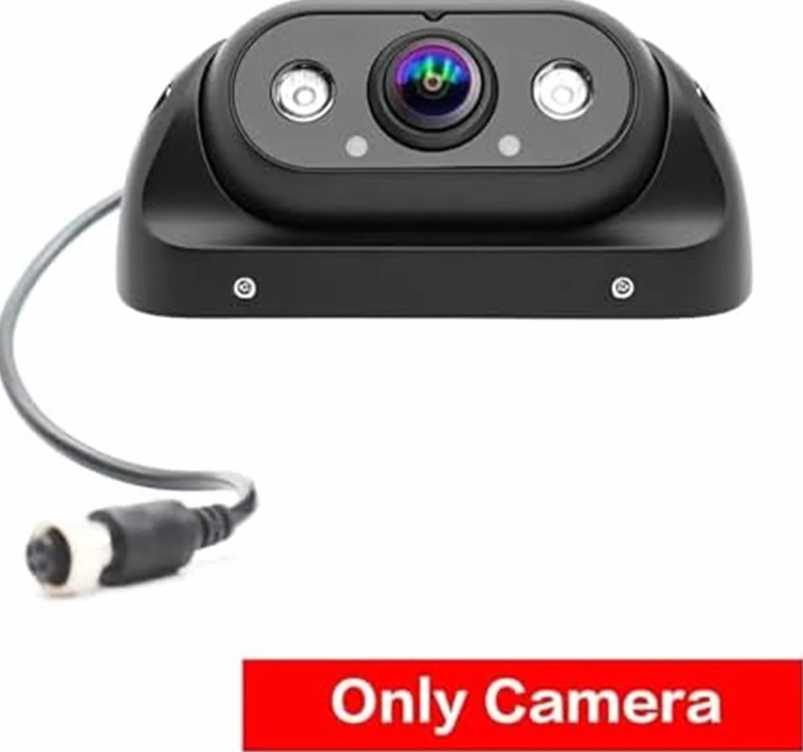 Tylna kamera samochodowa Kamera tylna Cvbs Ahd 1080P Samochód, dla monitorowania autobusów ciężarowych Night Vision Cofanie 12-24 V(BLACK 4 PIN)