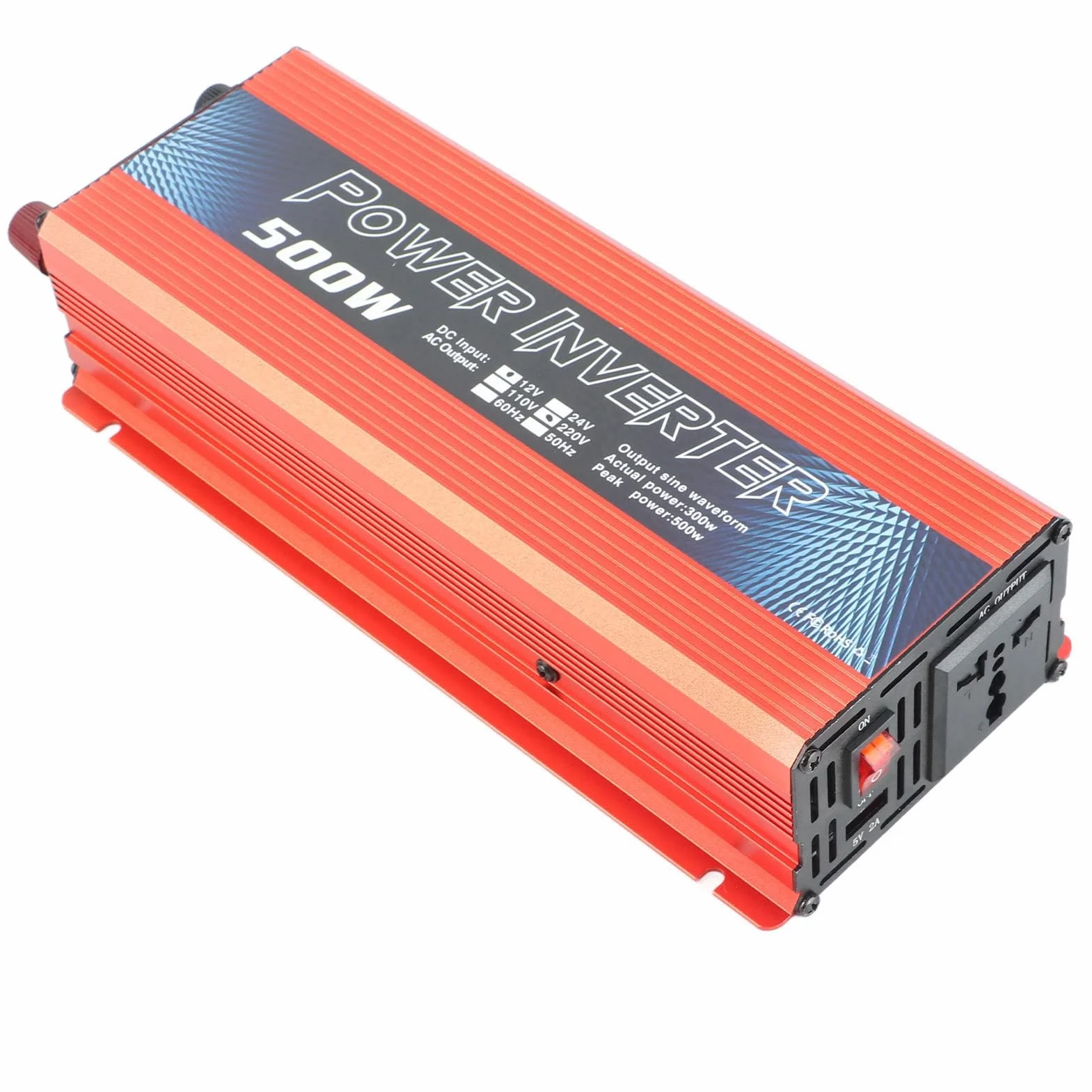 PZetWornik Zasilania Samochodowego, 3000W DC 12V Do AC Sine Faliness Converter, Gniazdo AC Port USB Ładowarka Samochodowa Z WenTylatorem ChłoząCym Do Samochodowego (220V)