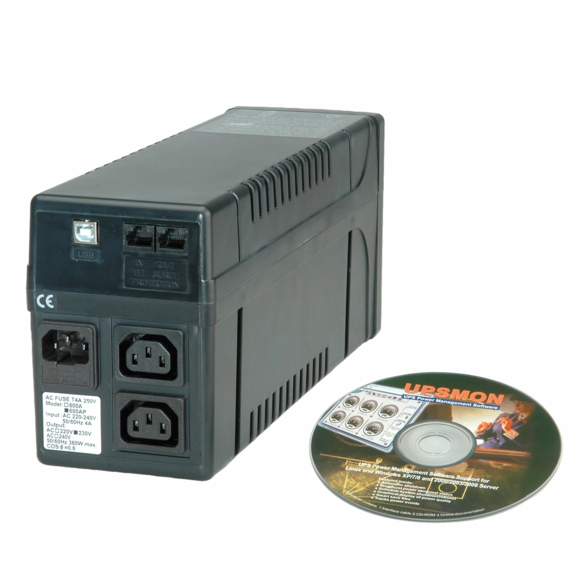 VALUE UPS 400 - Line interaktywny zasilacz UPS z portem USB