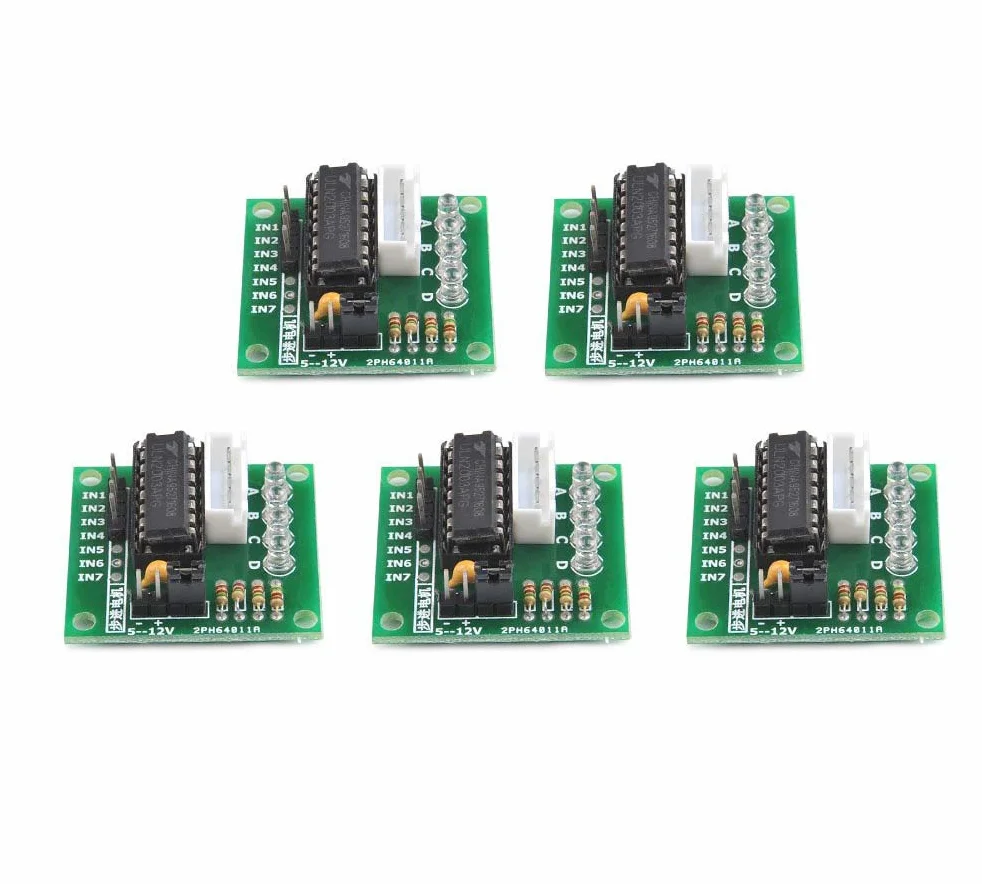 DollaTek 5pcs 28BYJ-48 ULN2003 5V Silnik krokowy + p?yta sterownika ULN2003 do Arduino