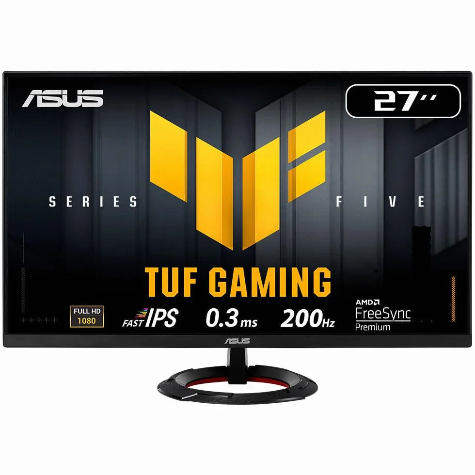 ASUS VG279Q5R 68.6 cm IPS LED czarny monitor multimedialny (1920 x 1080/1 ms/HDMI/DisplayPort)