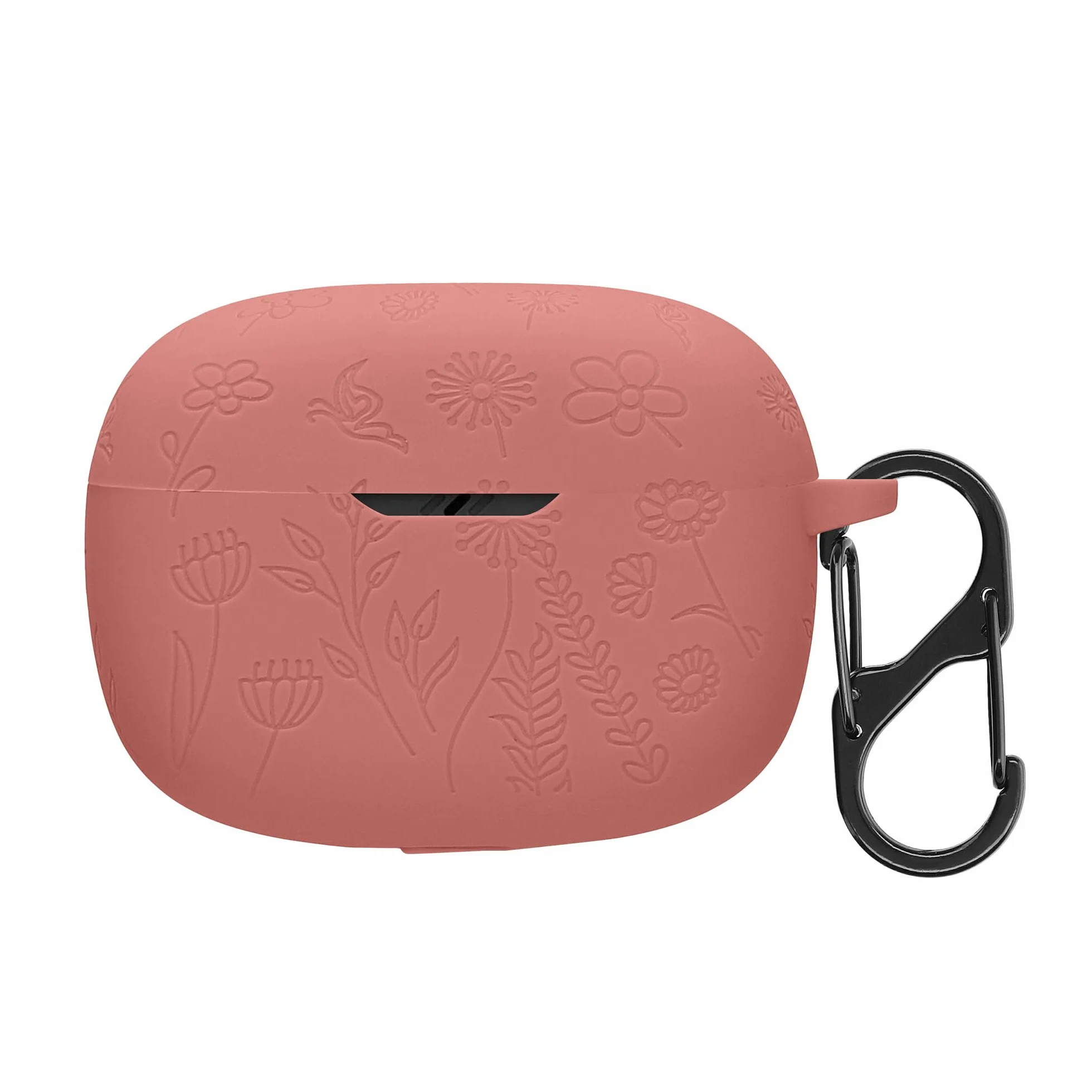 kwmobile Etui na słuchawki kompatybilne z JBL Wave Beam/Beam 2 / Wave 200TWS - Silikonowe etui ochronne - Ciemnoróżowy