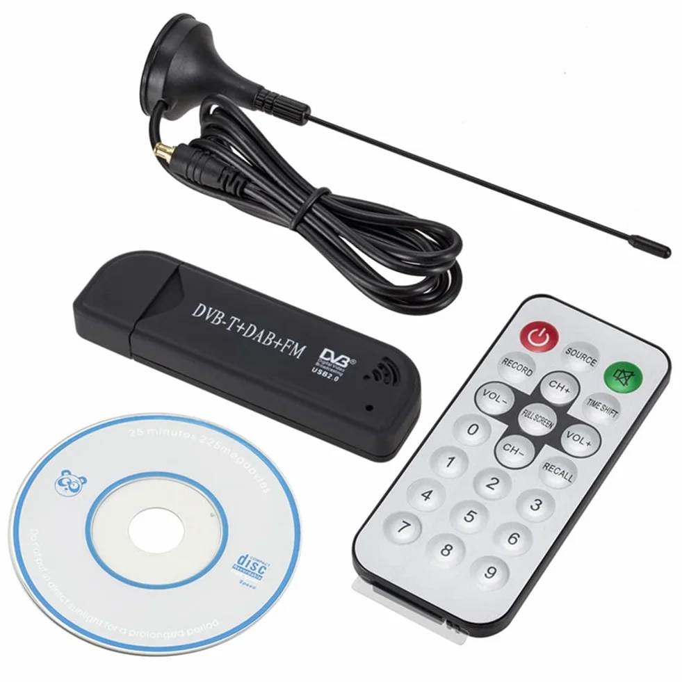 USB2.0 Cyfrowy odbiornik DVB-T SDR++FM TV Tuner SDR RTL2832U+ FC0012
