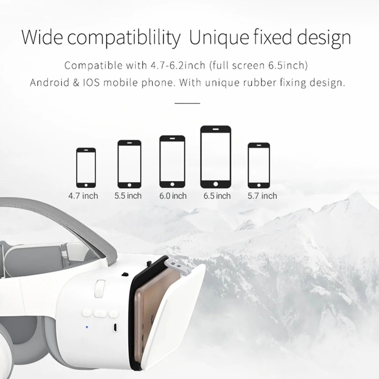 Zestaw słuchawkowy 3D do wirtualnej rzeczywistości, okulary VR do słuchawek VR dla dorosłych i dzieci, gogle VR dla iPhone 16 15 14 13 12 Pro Max Plus, Samsung Galaxy S24 S23 S22 Edge telefony