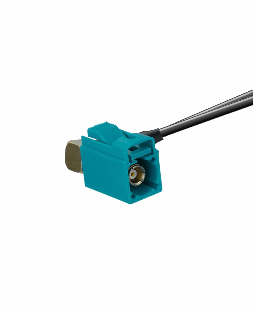Vecys Kabel Adaptera RG174 Fakra Żeński Kąt 90° do Podwójnego Fakra Męski 30 cm do Radia Samochodowego DAB GPS Antena