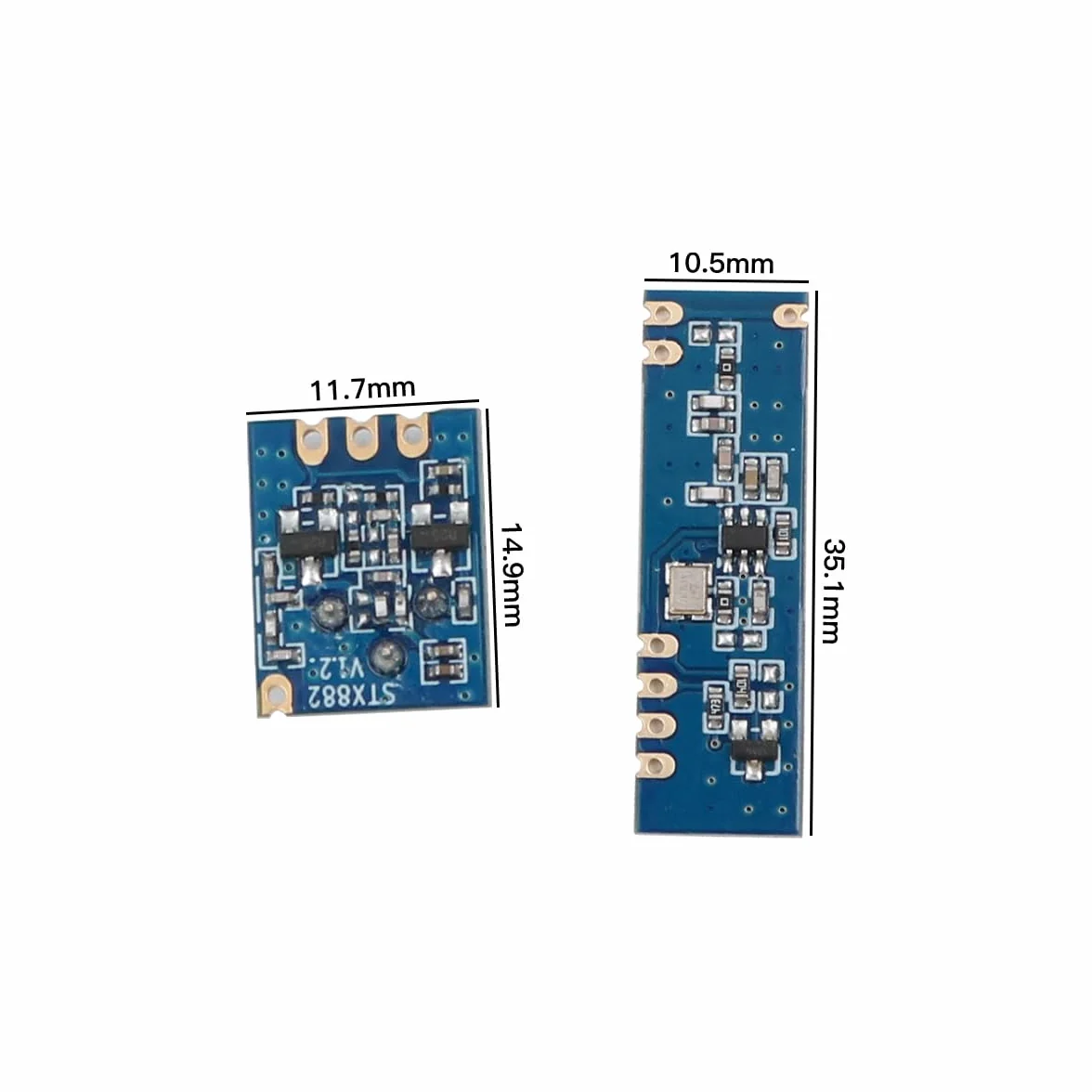 Namvo 2 szt. STX882 + SRX882 + 433 MHz antena sprężynowa ASK bezprzewodowy nadawczo-odbiornik-moduł kombinacja