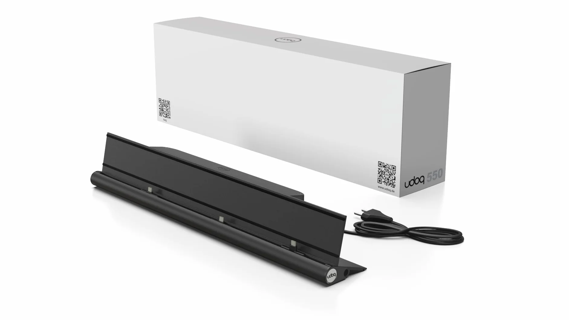 udoq 550 USB-C stacja ładująca do wielu urządzeń, z ładowarką Power Delivery Charger, do smartfonów i tabletów, wysokiej jakości design 4 mm aluminium, złota