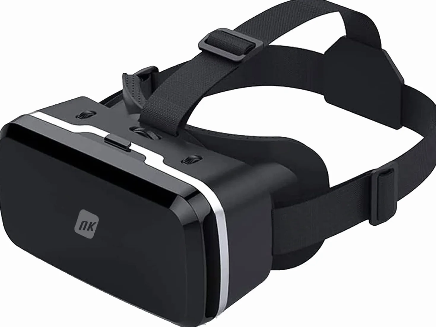 NK Smartphone 3D VR Glasses - Smartphone Virtual Reality Smart Glasses 4.7" - 6.53", kąt widzenia 90-100 stopni, obrót o 360°, regulowana soczewka i regulacja źrenicy - czarne