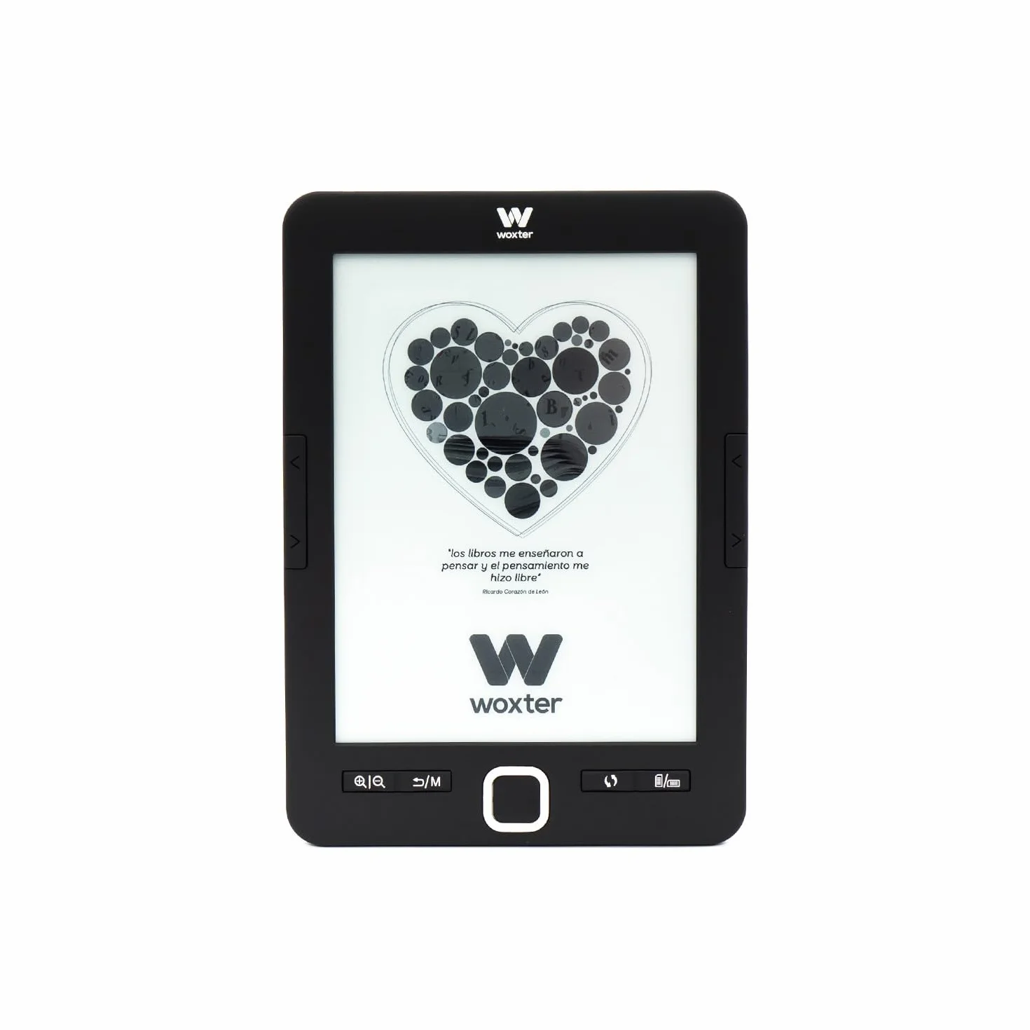 Woxter E-Book Scriba 195-6-calowy czytnik e-booków, czerwono-czarny