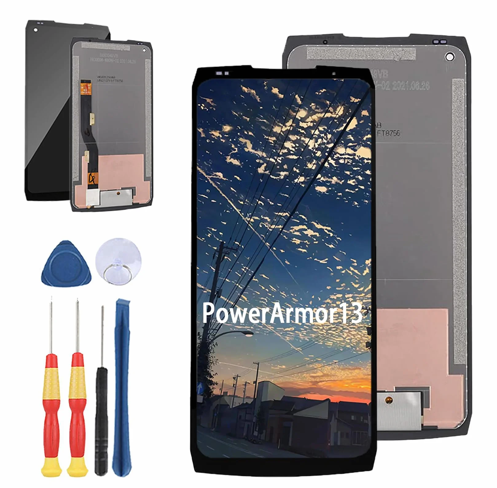 Nowy zamiennik ekranu dla Ulefone Power Armor 13 wyświetlacz LCD ekran naprawczy i akcesoria do narzędzi zamiennych