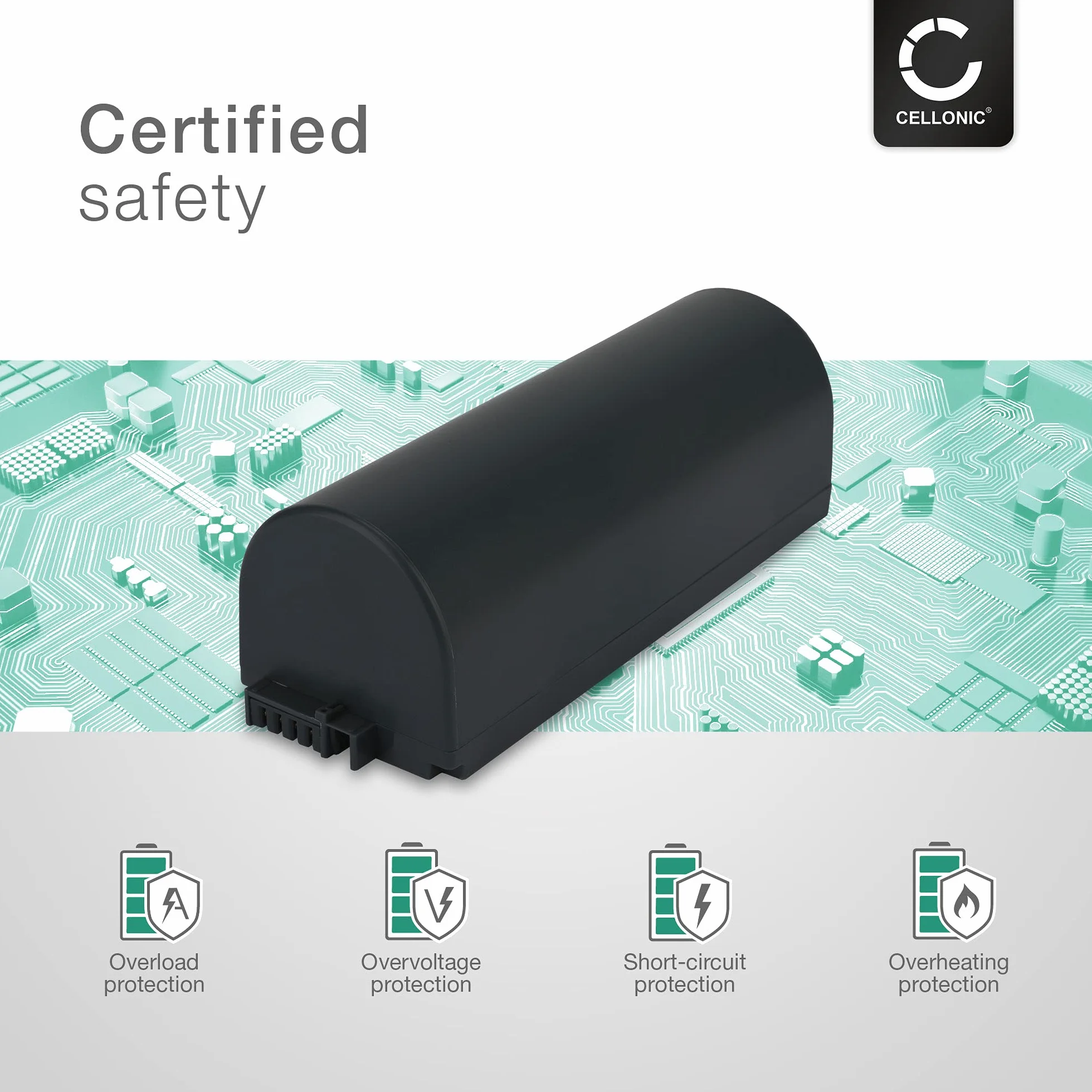 CELLONIC® Bateria do drukarki fotograficznej kompatybilna z Canon Selphy CP1200 CP1000 CP1300, CP910 CP900, CP800 CP810,CP510 CP520,CP780 CP740 CP770,CP400 (20000000000 h) NB-CP2 LH,NB-CP2L - | 1 x (2000 mAh-22,2 V jony), akumulator do drukarki, do Canon