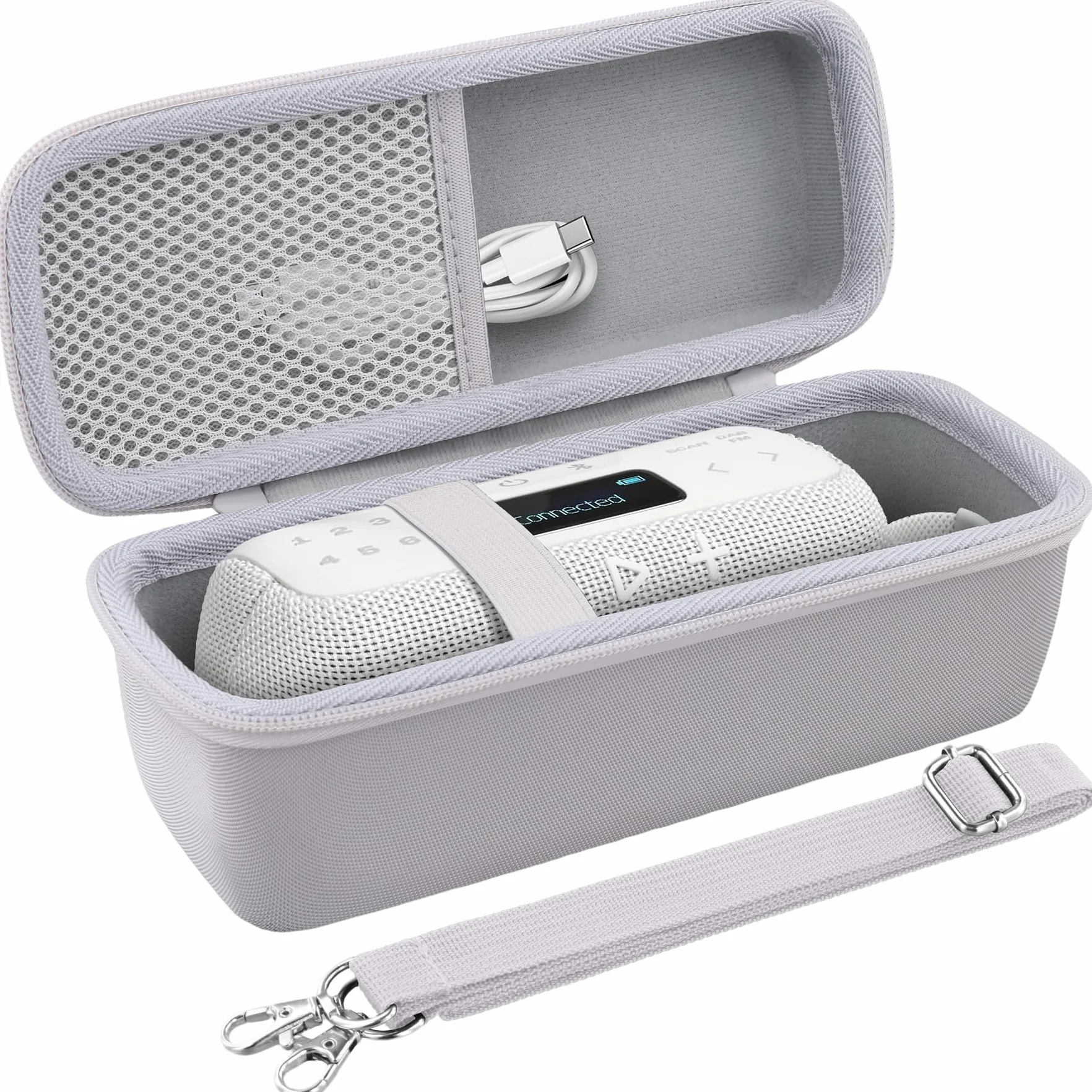 co2CREA Twarde Etui Podróżne do JBL Tuner 3 Przenośne Radio Bluetooth
