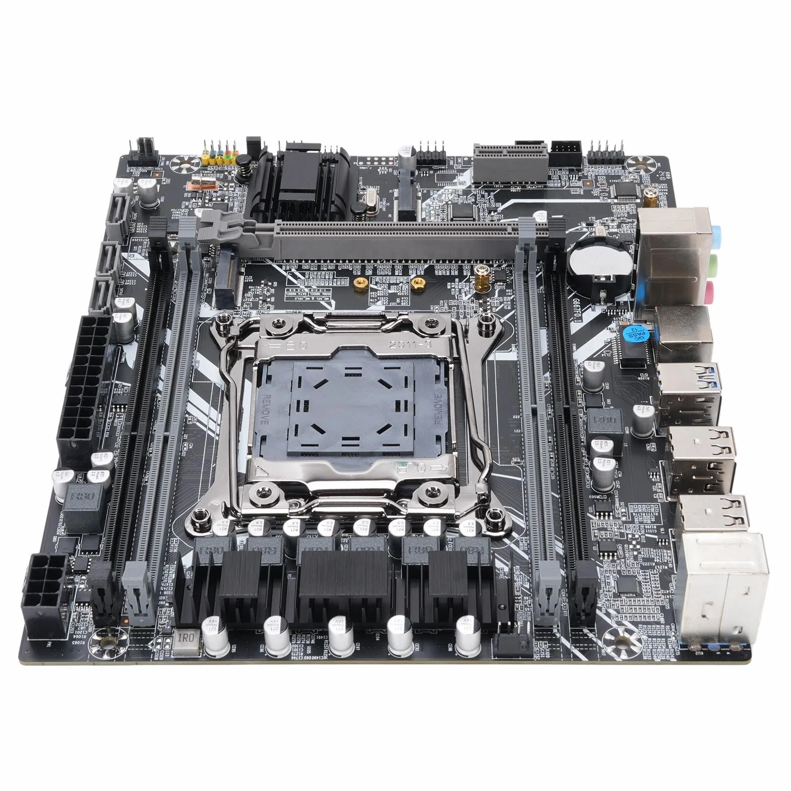 Płyta Główna X99, Płyta Główna LGA 2011 z 4 -kanałowymi Szczelinami Pamięci DDR3, M.2 Nvme Ngff Serial, Porty ATA3.0 i ATA2.0, PCIE dla I7