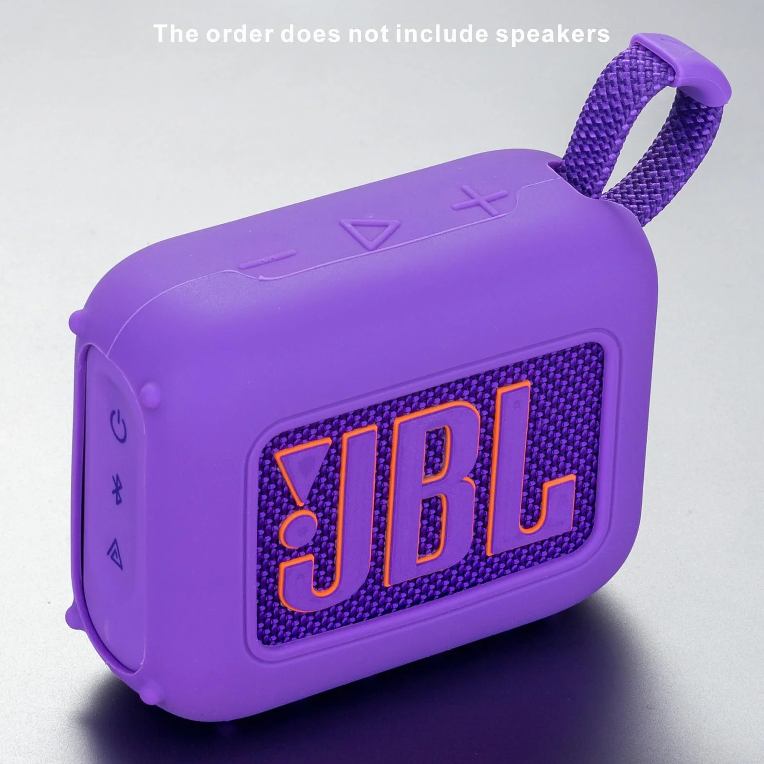 Etui do przenoszenia, silikonowe etui kompatybilne z przenośnym głośnikiem Bluetooth JBL Go 4, przenośny, ultralekki, silikonowy pokrowiec ochronny z karabińczykiem