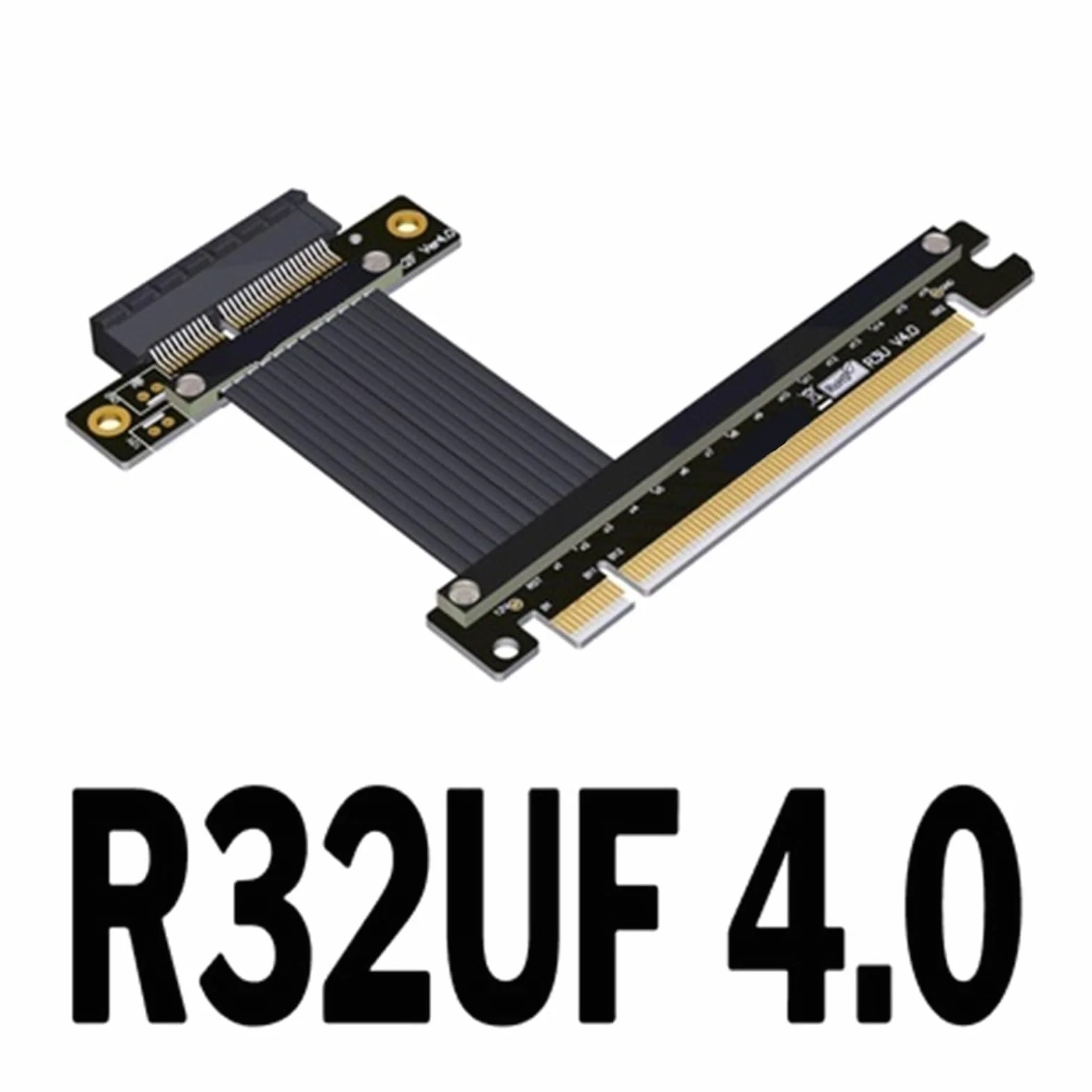 PCI Express X16 do X4 przedłużacz Riser Board, adapter przedłużający złącze karty krawędziowej Gen4 (80 cm, R32UF 4.0)