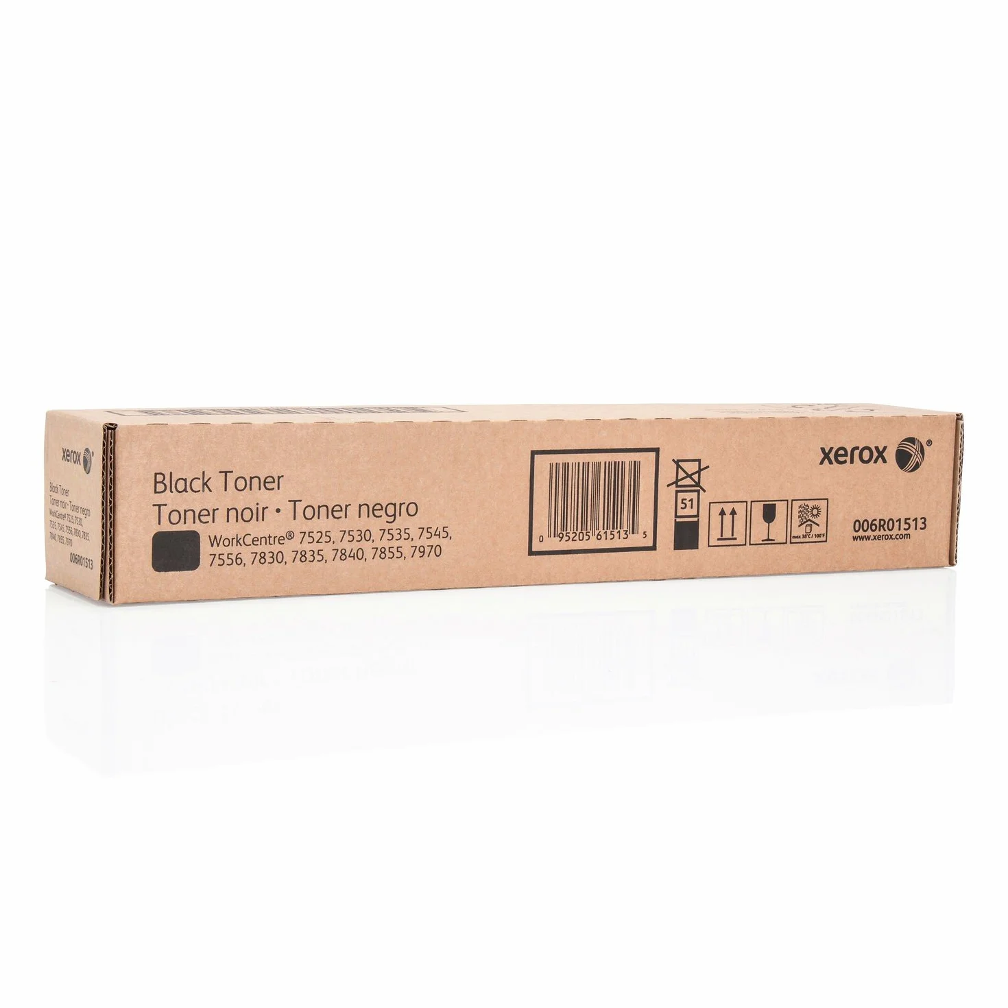 Oryginalny toner pasujący do Xerox WC 7845 Xerox 7525 006R01513 6R01513 - kartusz do drukarki premium - czarny - 26000 stron