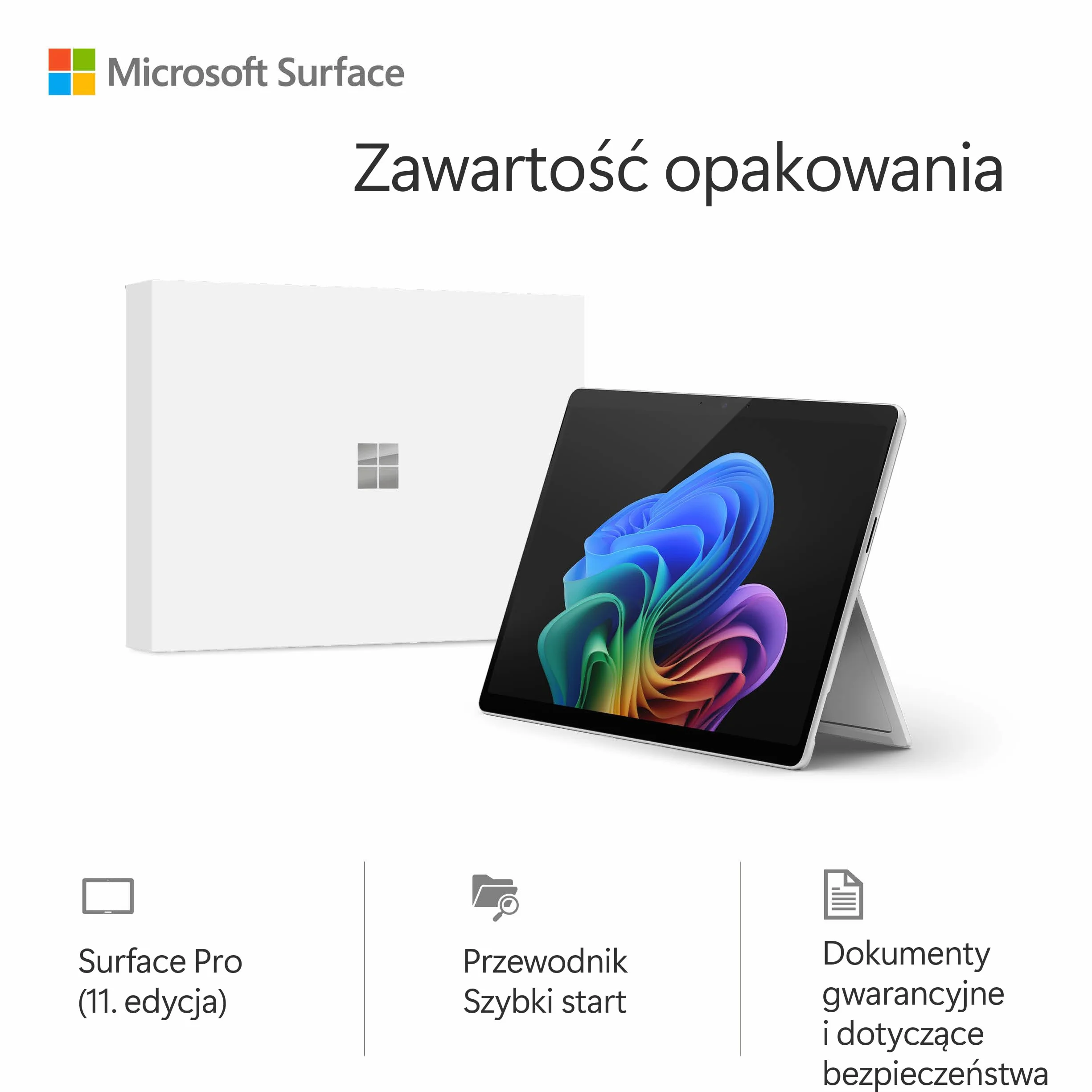 Microsoft Surface Pro | Copilot+ PC | 13-calowy ekran dotykowy | Snapdragon® X Plus (10 rdzeni) | 16 GB pamięci RAM | 256 GB SSD | najnowszy model, 11. edycja | platyna