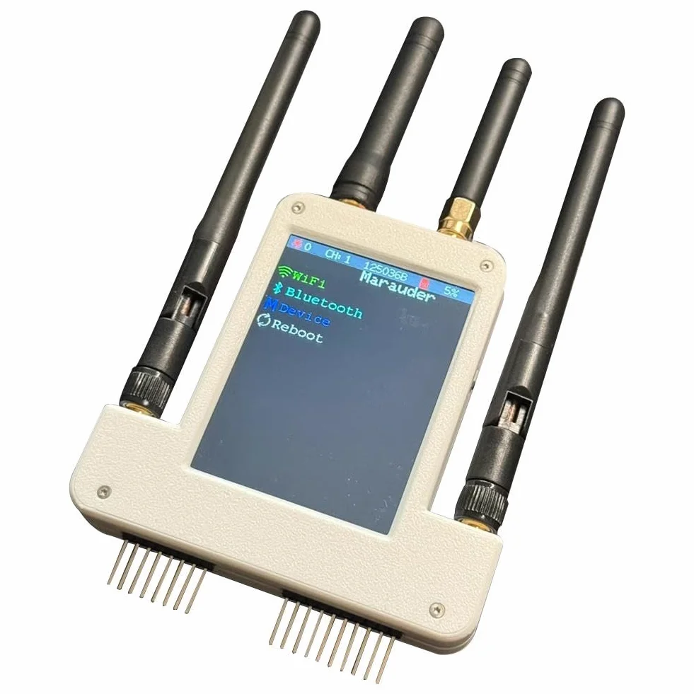 Do modułu Flipper Zero z ekranem 2,8 cala WiFi + moduł GPS 433 M+moduł All-in-One ESP32-S3 WiFi Dev Board obsługuje maruderów i małego delfina