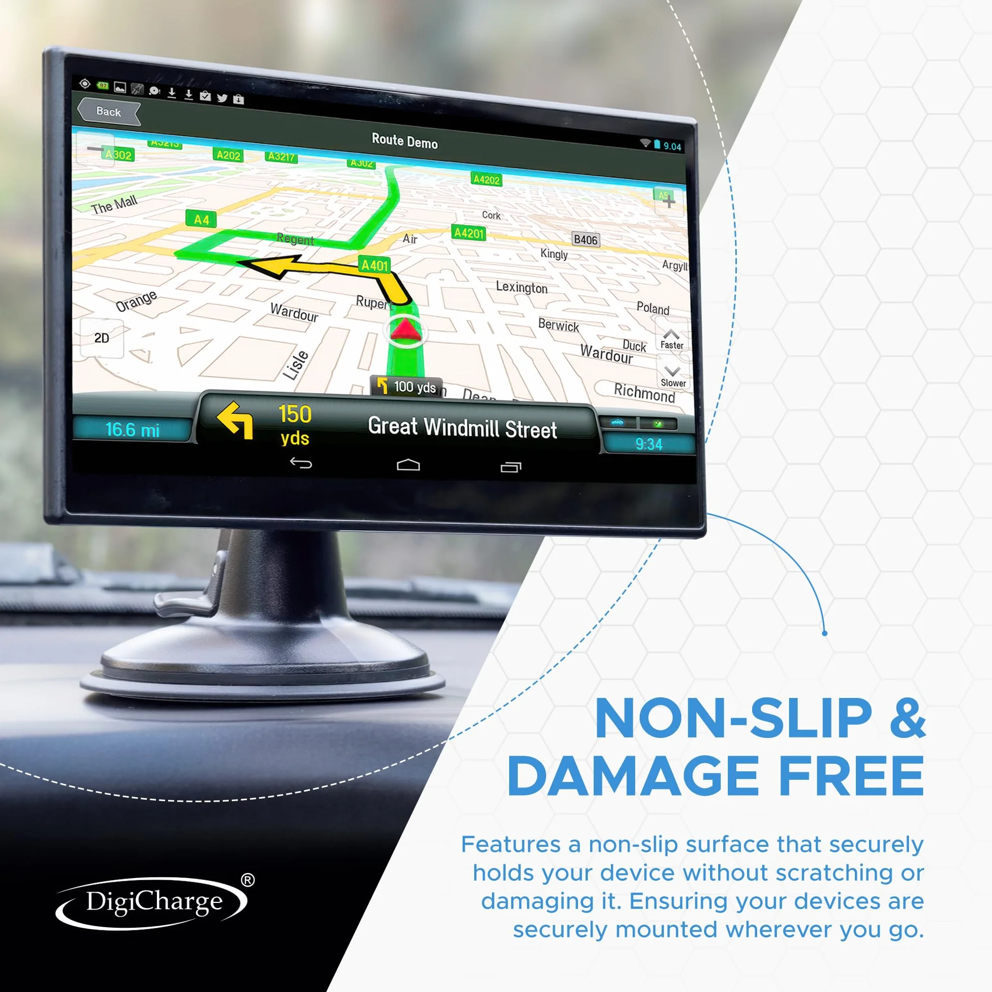 Klejące tarcze mocujące do deski rozdzielczej, odpowiednie do wszystkich GPS Tomtom & Garmin Go, Start, Via, Go Classic, Go Essential, Camper, Garmin Drive, Drivesmart, Driveassist, Nuvi, Dezl