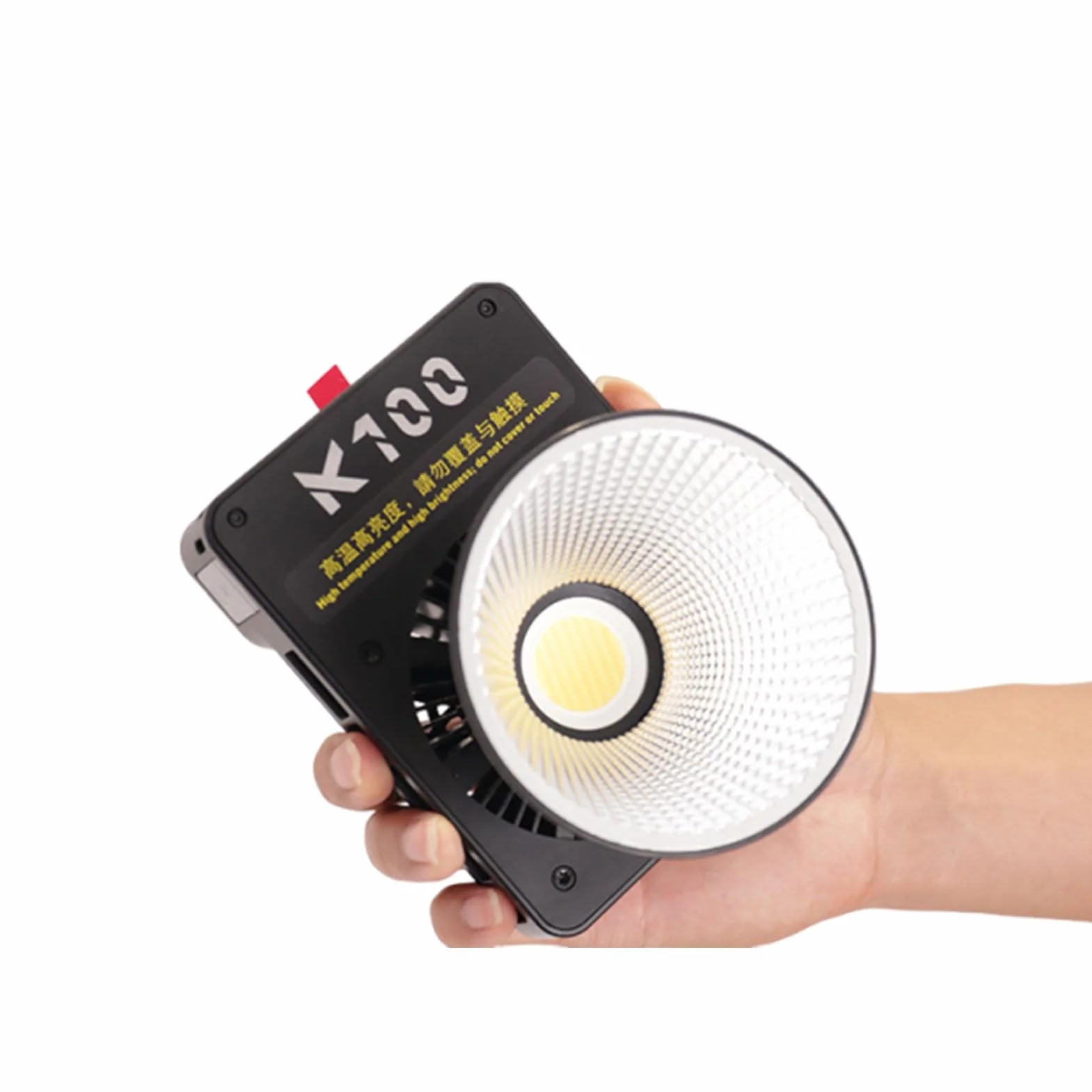 Wideo LED o Mocy 100 W, Studyjna o Wysokiej Jasności 40 000 Luksów, 9 Trybów Sceny Wideo z regulacją Temperatury Barwowej 2800 K–6800 K do Fotografowania, Nagrywania i na żywo
