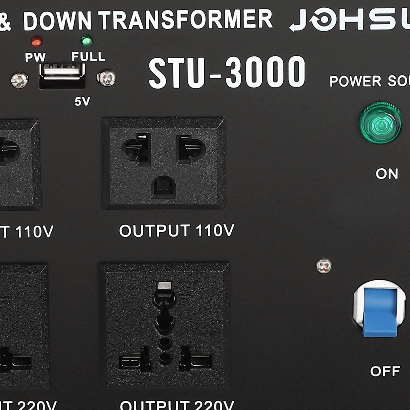 Przetwornica napięcia 3000 W transformator pierścieniowy, przetwornica napięcia 110 V na 220 V, konwerter Step up Down, wtyczka 220 na 110 V - In: 110 V lub 220 V/Out: 110 V i 220 V