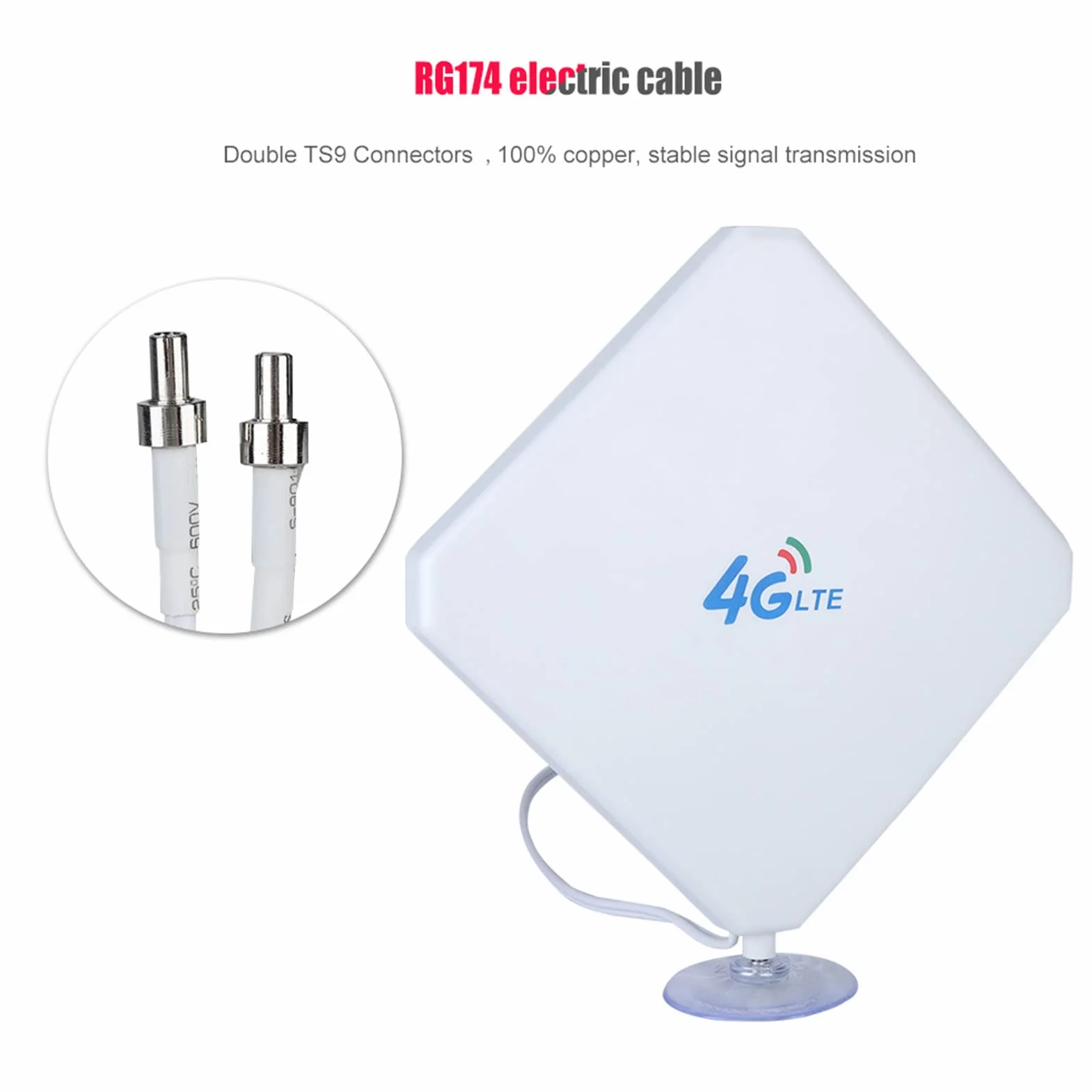 4G LTE 3G 4 wysoka wydajność antena 35 dBi wzmacniacz sieciowy, 4 G LTE WiFi Router wzmacniacz sygnału, biały