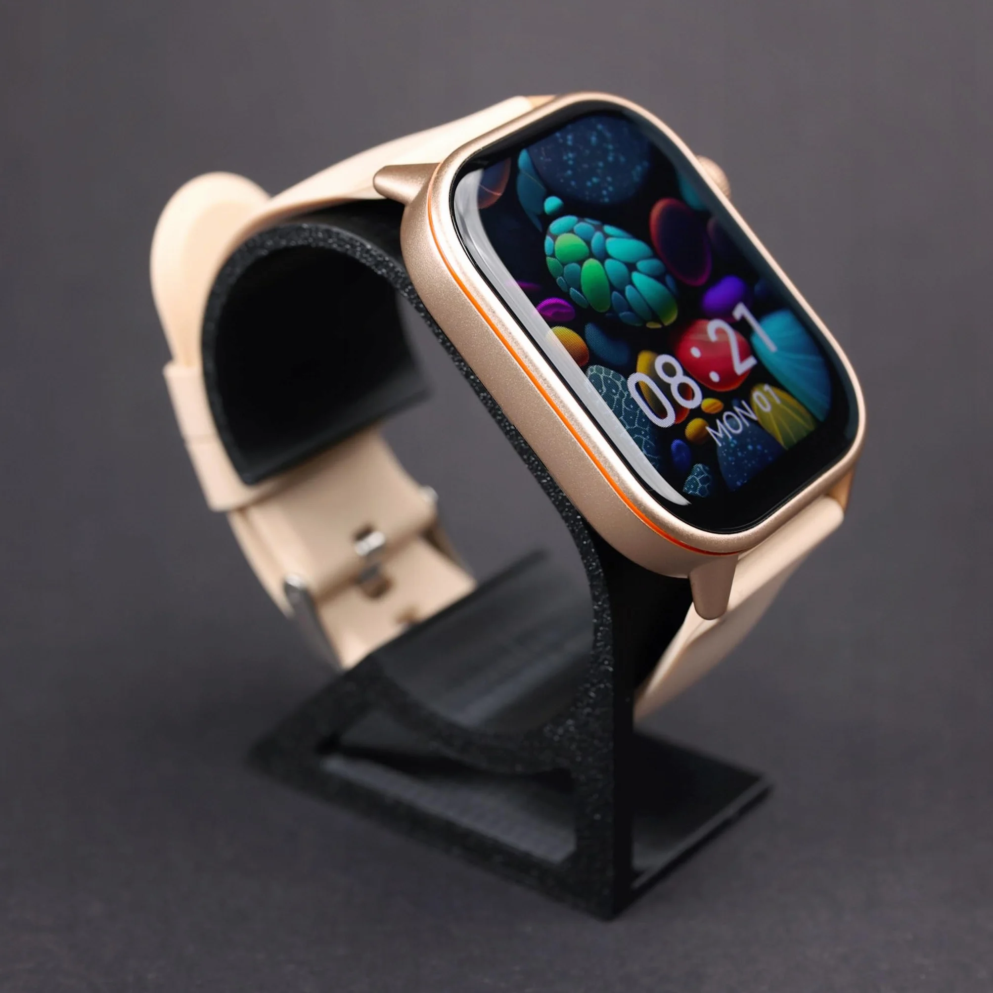 Smartwatch Zegarek Damski GPS Wodoodporny Rozmowy Sport Tętno Polskie Menu