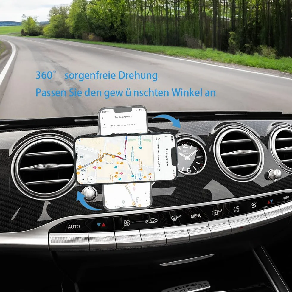 Samochodowy uchwyt na telefon, dla Mercedes-Benz Mobile Phone Holder A/B/C/E/S-Class, Mini Countryman/Cabrio, Ford Mustang, Audi TT, Suzuki Swift Vitara