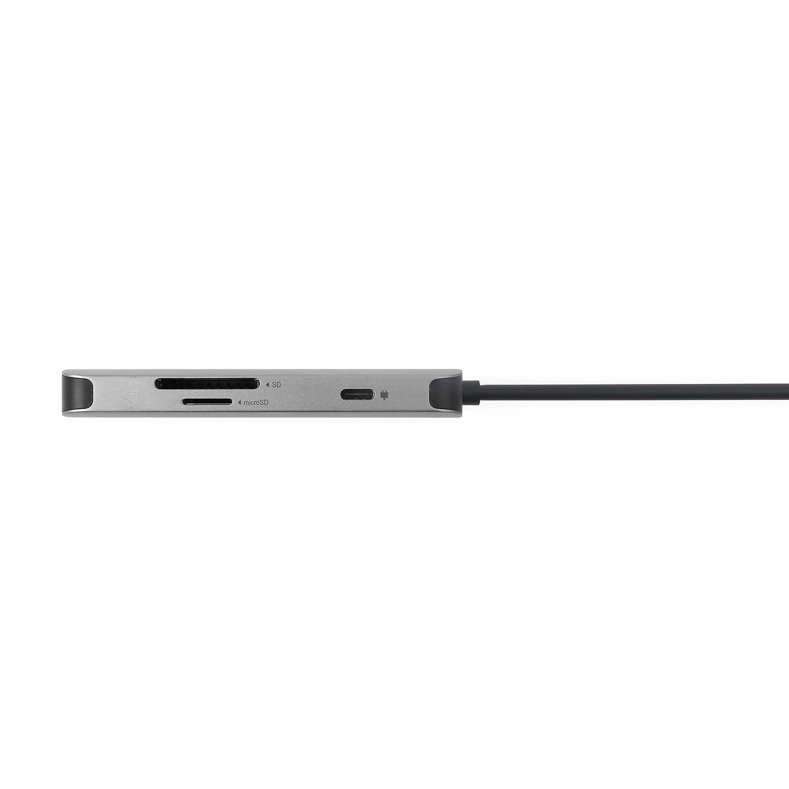 Acer Mini stacja dokująca 7 w 1 (USB typu C do 1 x USB typu C (w PD), 3 x USB 3.0, 1 x HDMI, 1 x czytnik kart SD, 1 x czytnik kart microSD), kolor srebrny