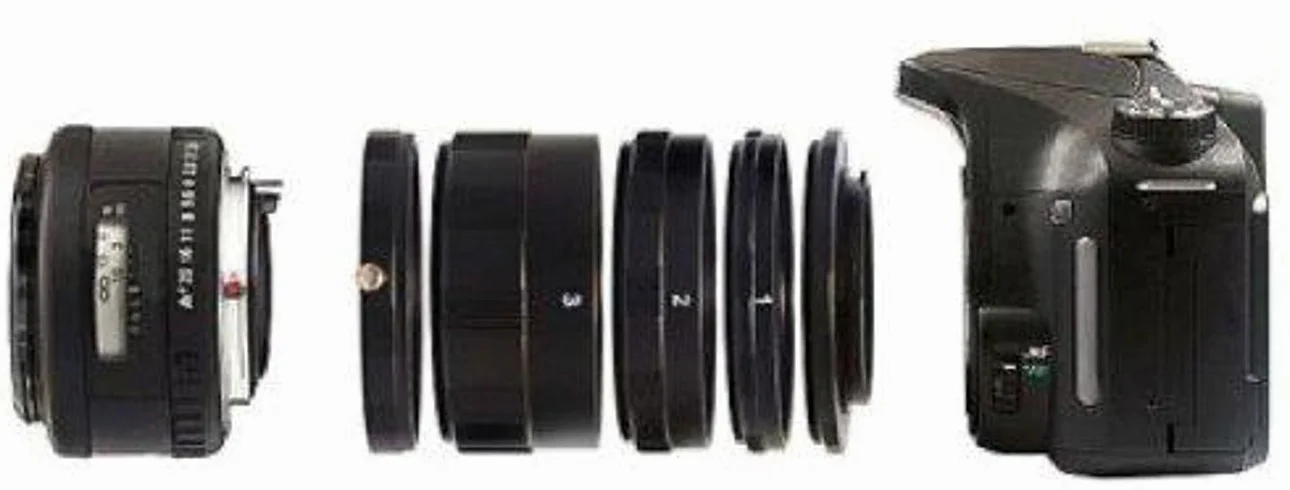 Makro pierścienie pośrednie do kamer Sony E-Mount