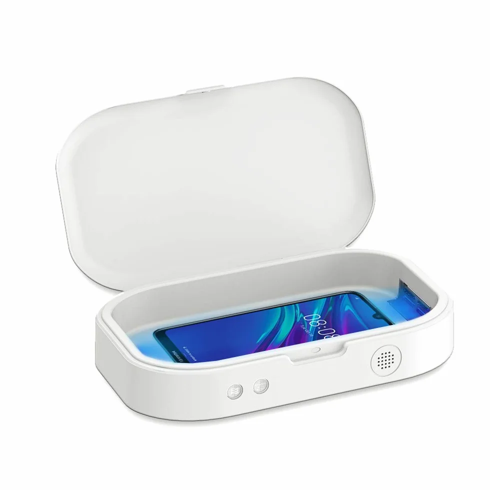 Sterylizator Ultra Violet CC19 Pro niszczy 99,9% bakterii do wszystkich typów obiektów: smartfon, klucze, pomieszczenia, okulary. Aromaterapia
